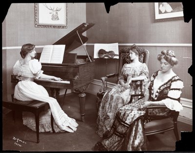 Recital de piano, Nueva York, 1907 de Byron Company